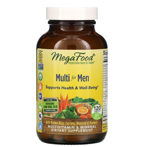 MegaFood, Multi for Men, 120 Tablets