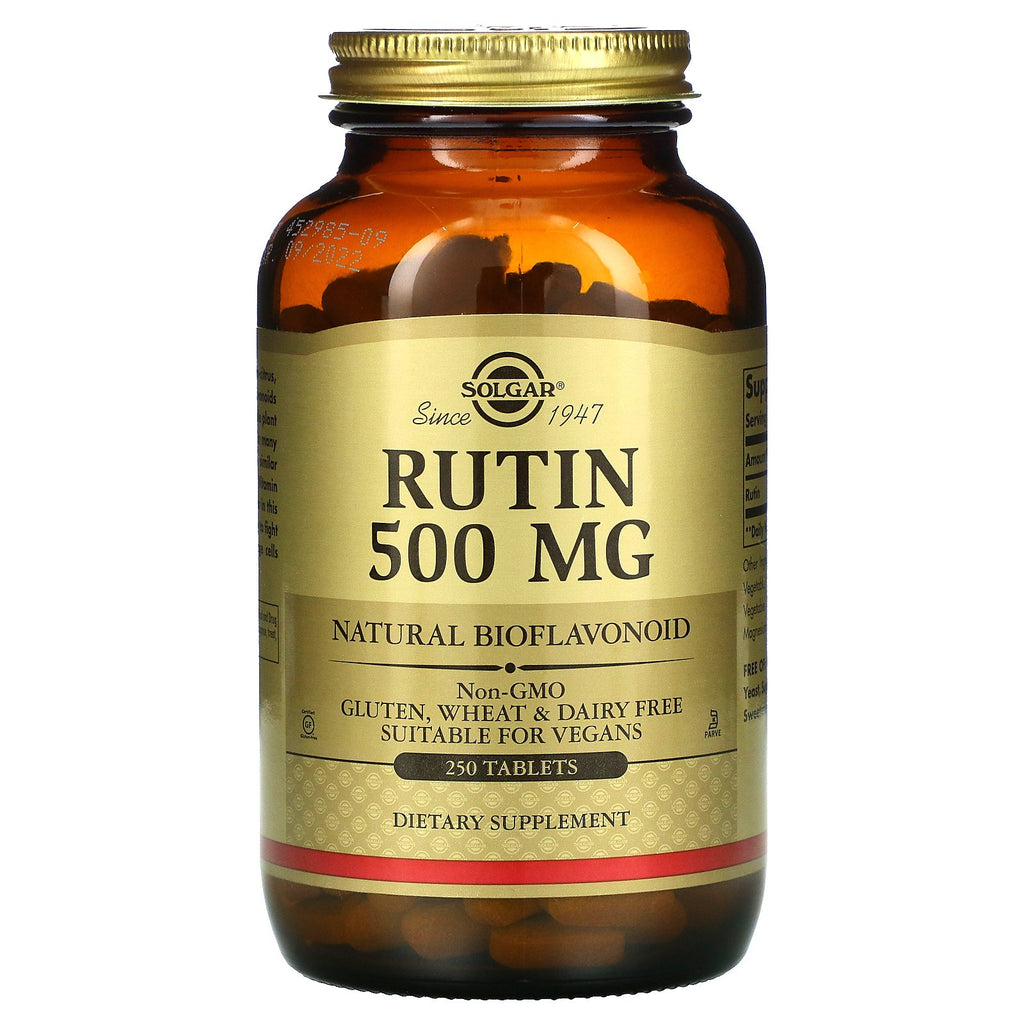 Solgar, Rutin, 500 mg, 250 Tablets