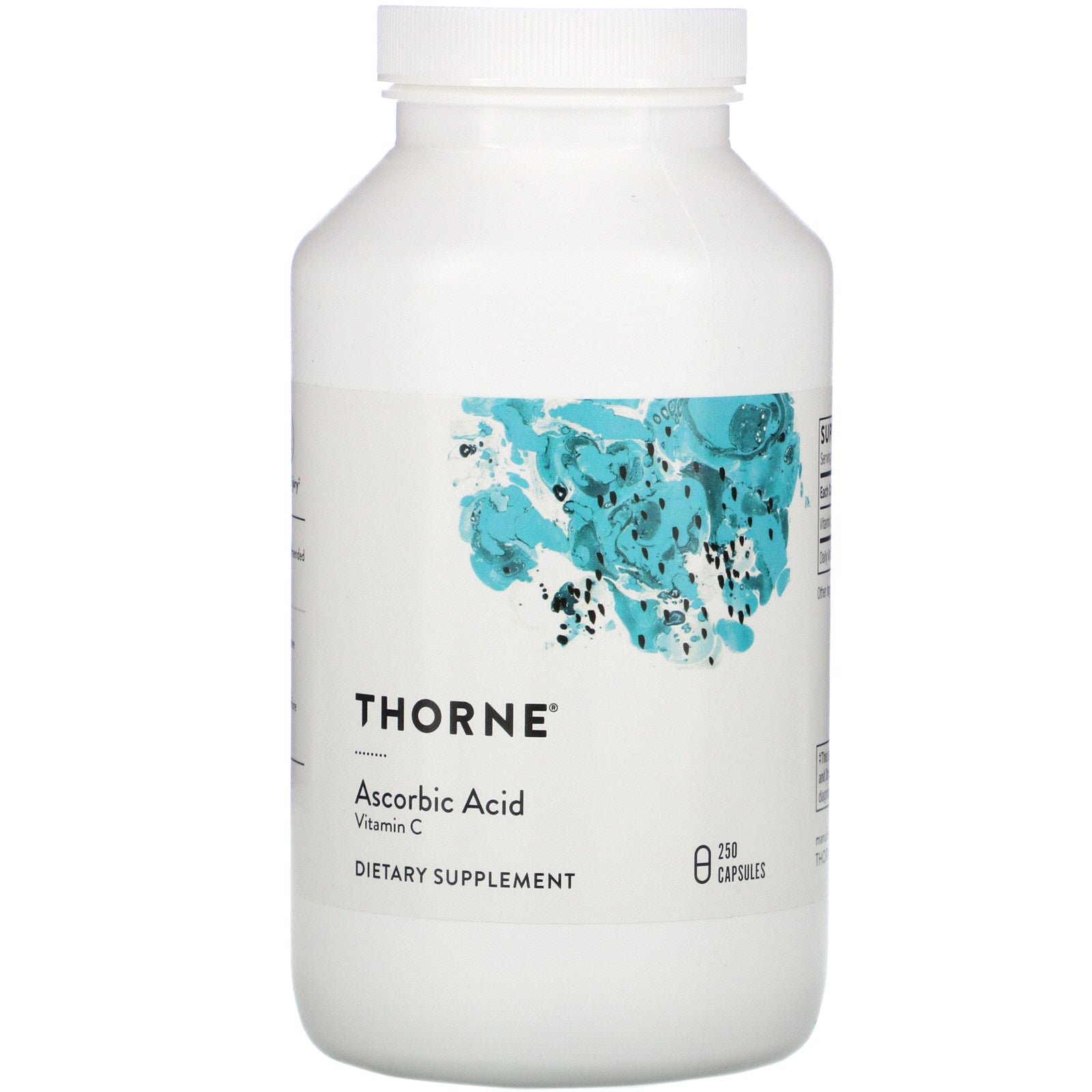 Thorne Research, Ascorbic Acid, 250 Capsules