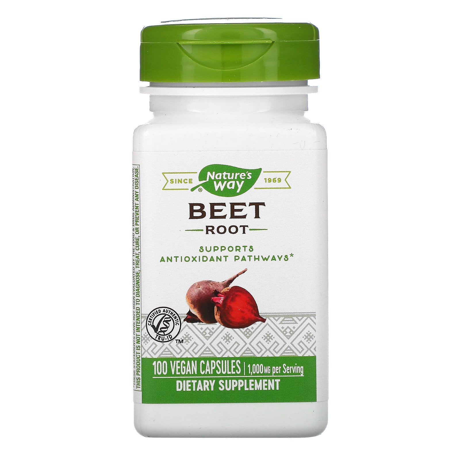 Nature's Way, Beet Root, 1,000 mg, 100 Vegan Capsules