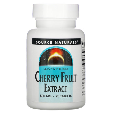 Source Naturals, Cherry Fruit Extract, 500 mg, 90 Tablets