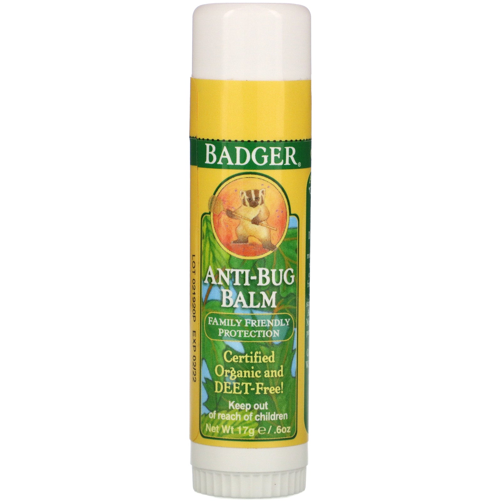 Badger Company, Anti-Bug Balm, .60 oz (17 g)