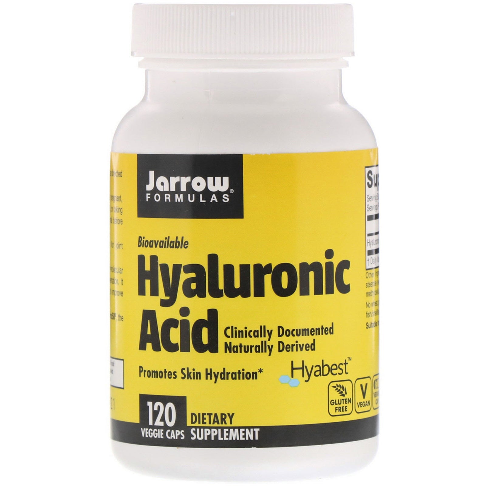 Jarrow Formulas, Hyaluronic Acid, 50 mg, 120 Veggie Caps