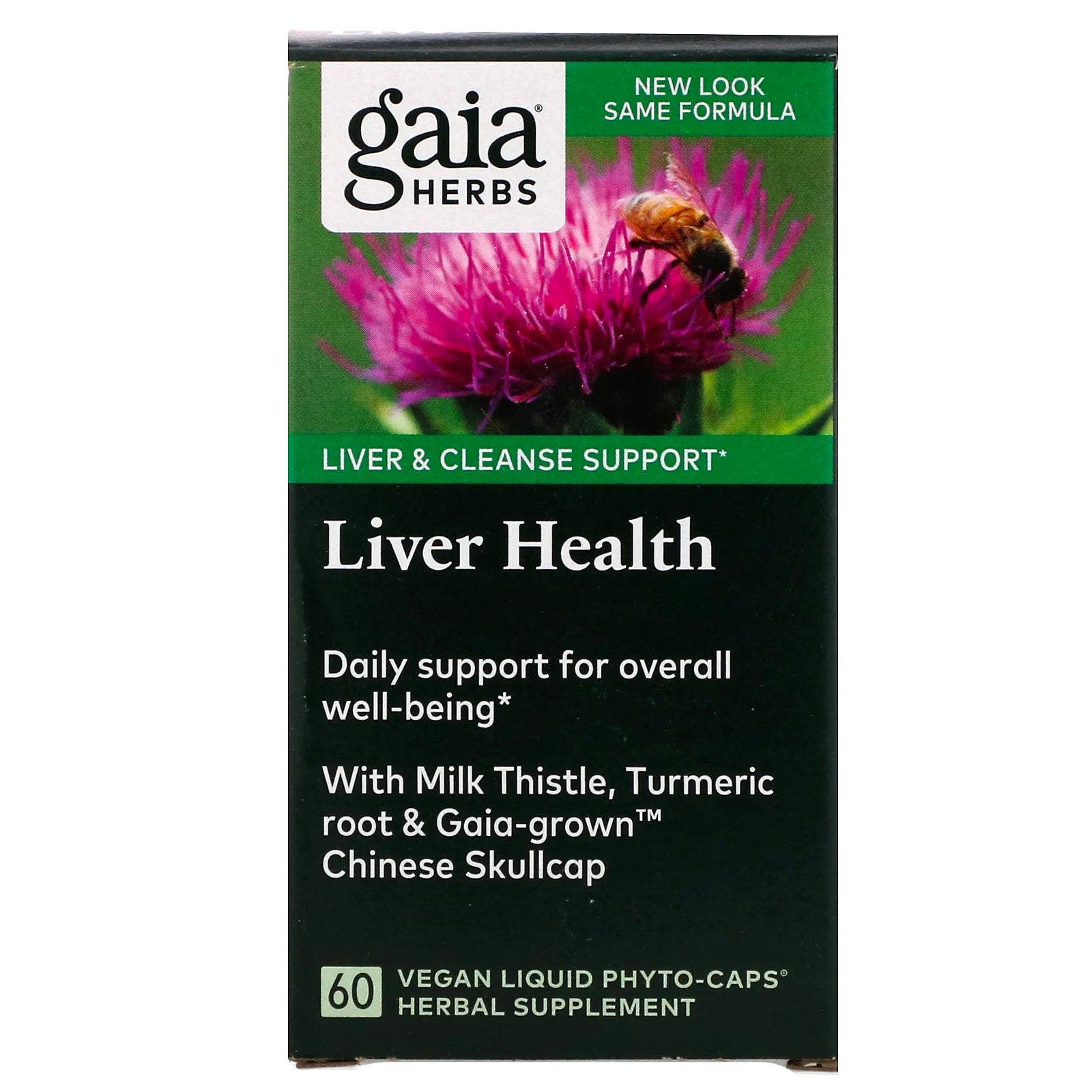 Gaia Herbs, Liver Health, 60 Vegan Liquid Phyto-Caps