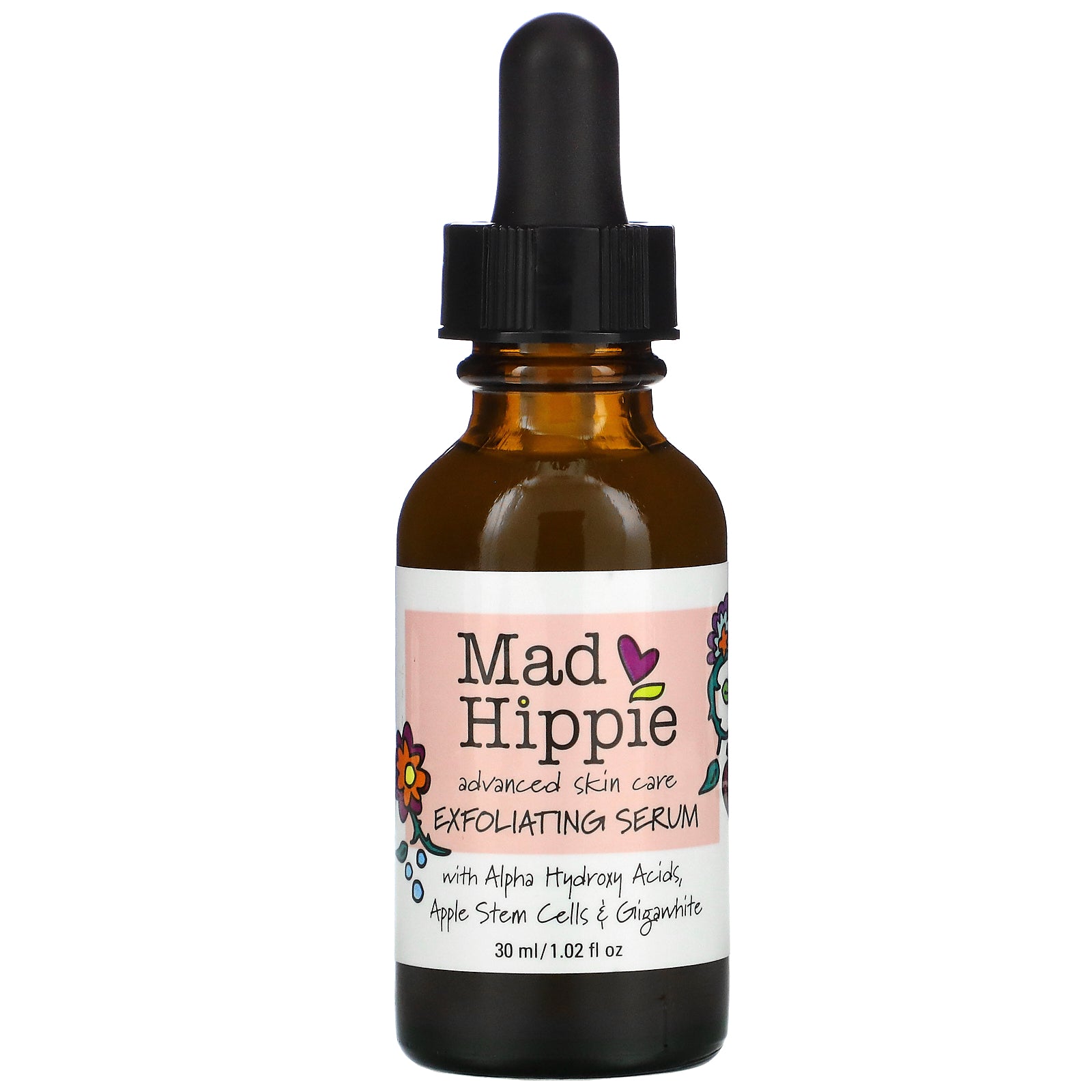 Mad Hippie Skin Care Products, Exfoliating Serum, 16 Actives, 1.02 fl oz (30 ml)