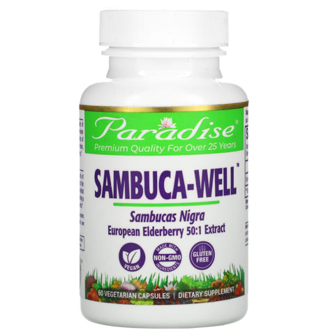 Paradise Herbs, Sambuca-Well, 60 Vegetarian Capsules