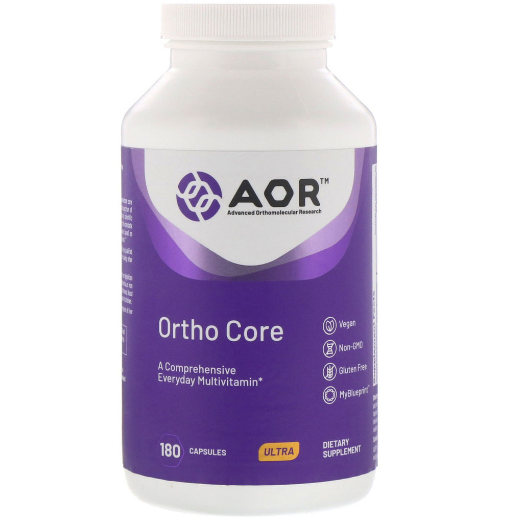 Advanced Orthomolecular Research AOR, Ortho Core, 180 Capsules