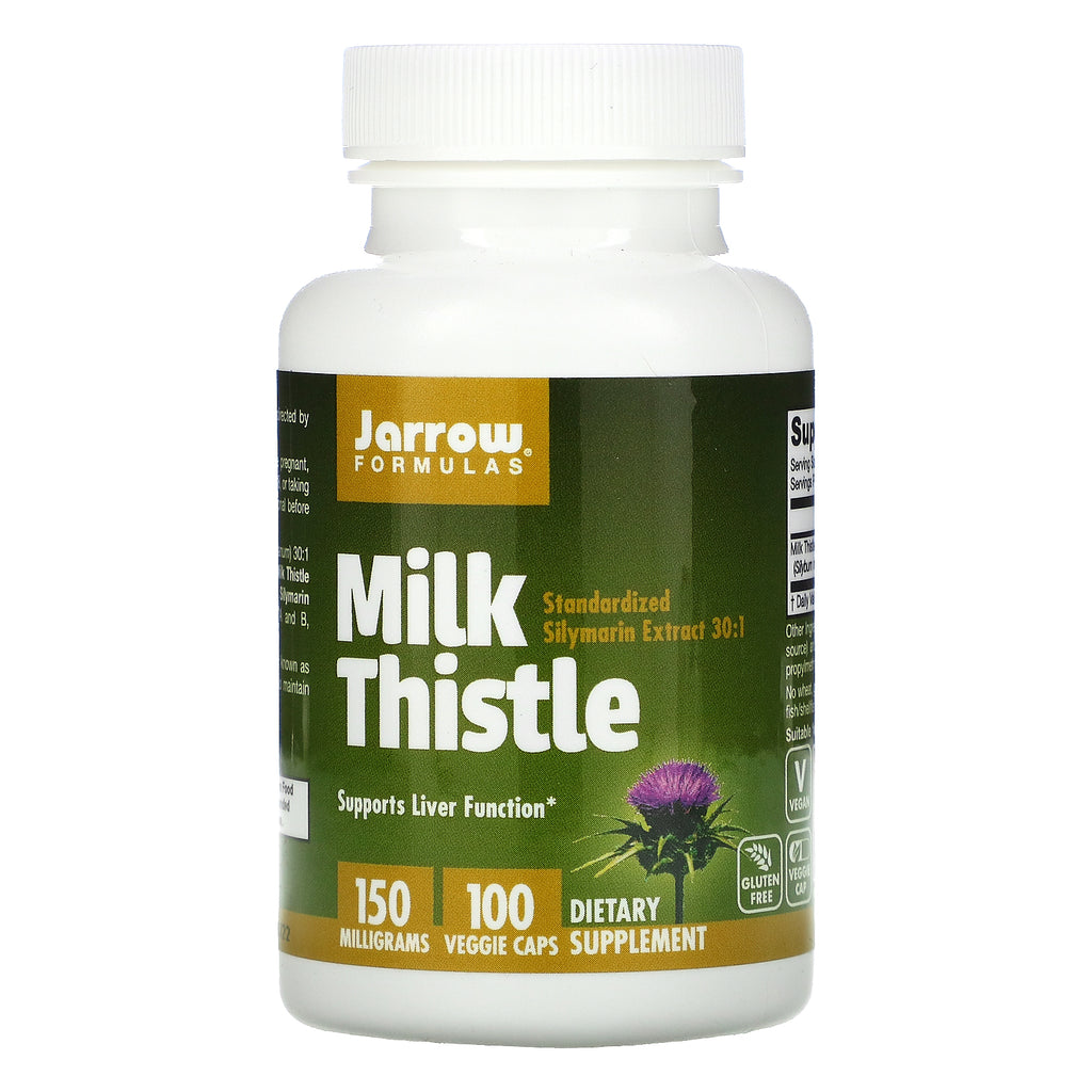 Jarrow Formulas, Milk Thistle, 150 mg, 100 Veggie Caps