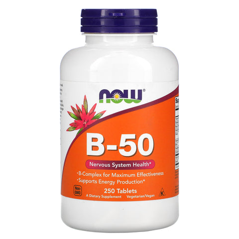 Now Foods, B-50, 250 Tablets