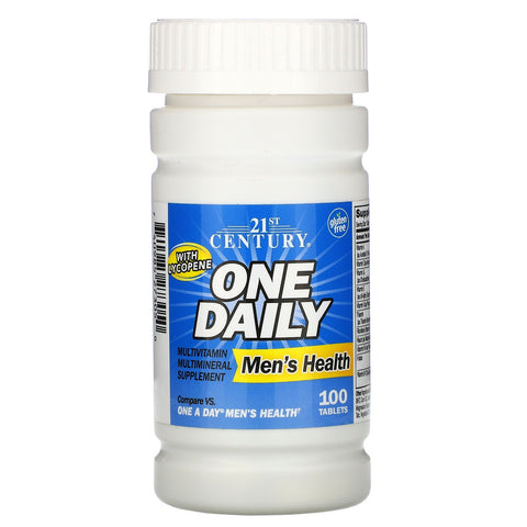 21st Century, One Daily, Men's Health, 100 Tablets