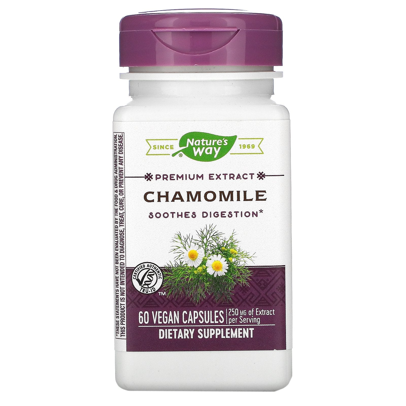 Nature's Way, Chamomile, 250 mg, 60 Vegan Capsules