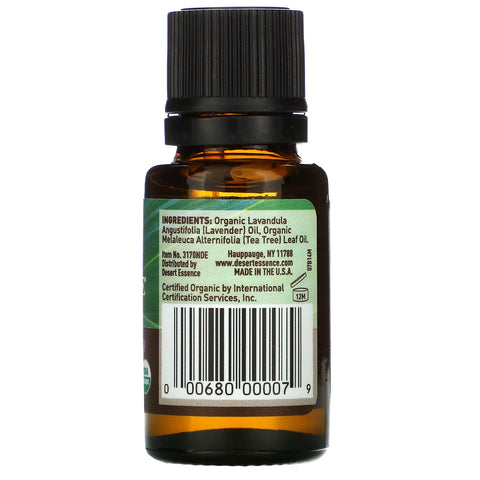 Desert Essence,  Lavender Tea Tree Oil, .6 fl oz (18 ml)