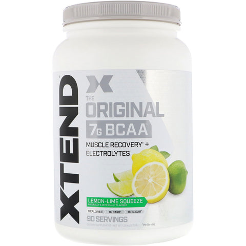 Xtend, The Original 7G BCAA, Lemon-Lime Squeeze, 2.78 lb (1.26 kg)