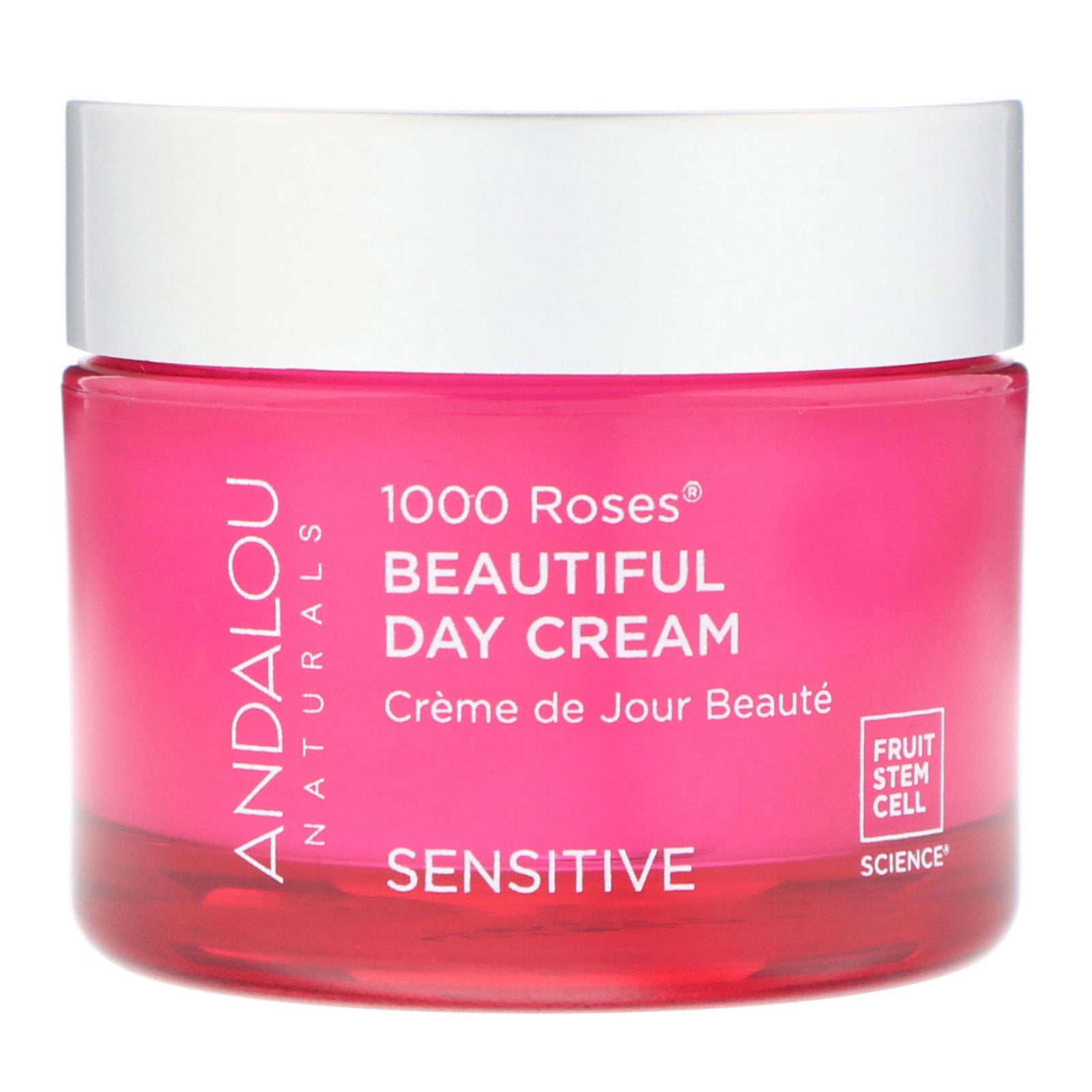 Andalou Naturals, 1000 Roses Beautiful Day Cream, Sensitive, 1.7 oz (50 ml)