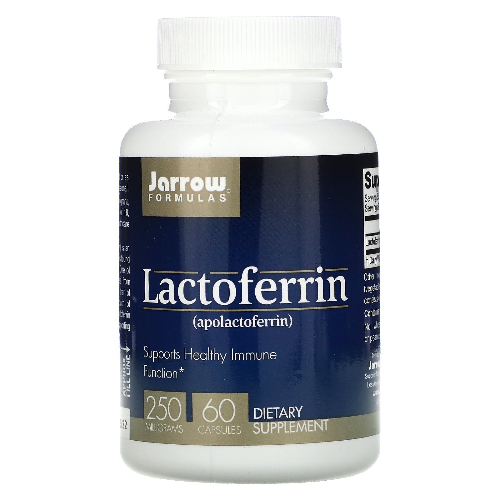 Jarrow Formulas, Lactoferrin, 250 mg, 60 Capsules