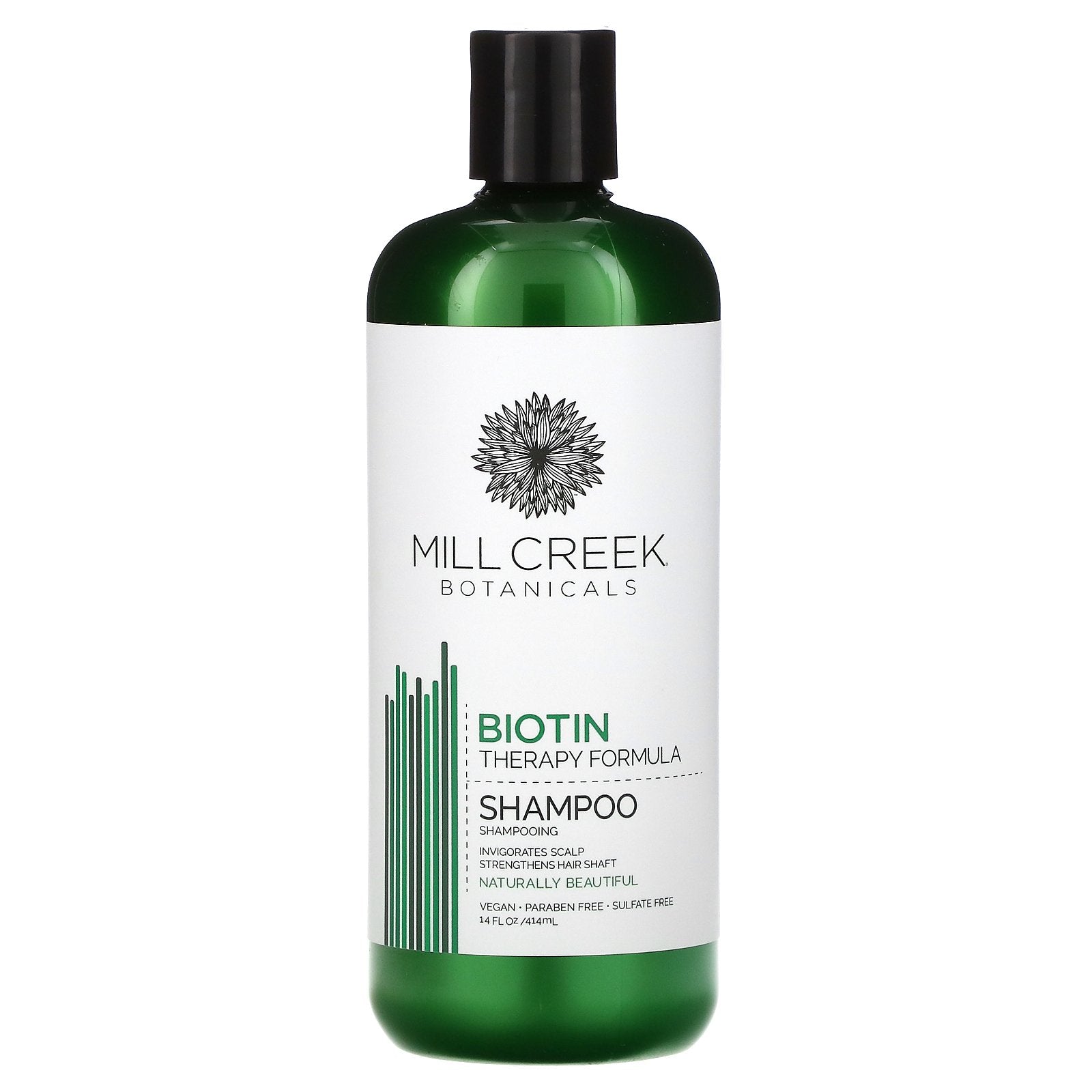 Mill Creek Botanicals, Biotin Shampoo, Therapy Formula, 14 fl oz (414 ml)