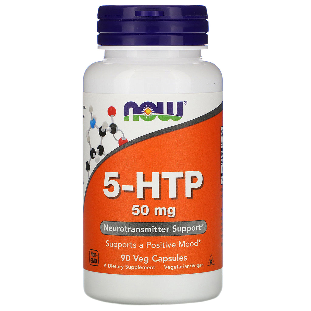 Now Foods, 5-HTP, 50 mg, 90 Veg Capsules