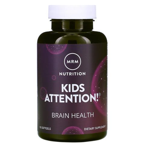 MRM, Kids Attention! Brain Health, 90 Softgels