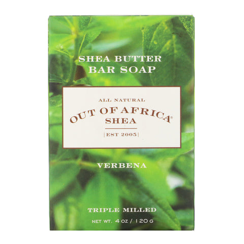 Out of Africa, Shea Butter Bar Soap, Verbena, 4 oz (120 g)