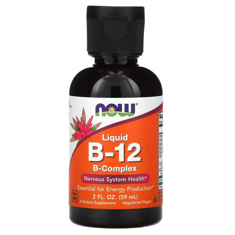 Now Foods, Liquid B-12, B-Complex, 2 fl oz (59 ml)