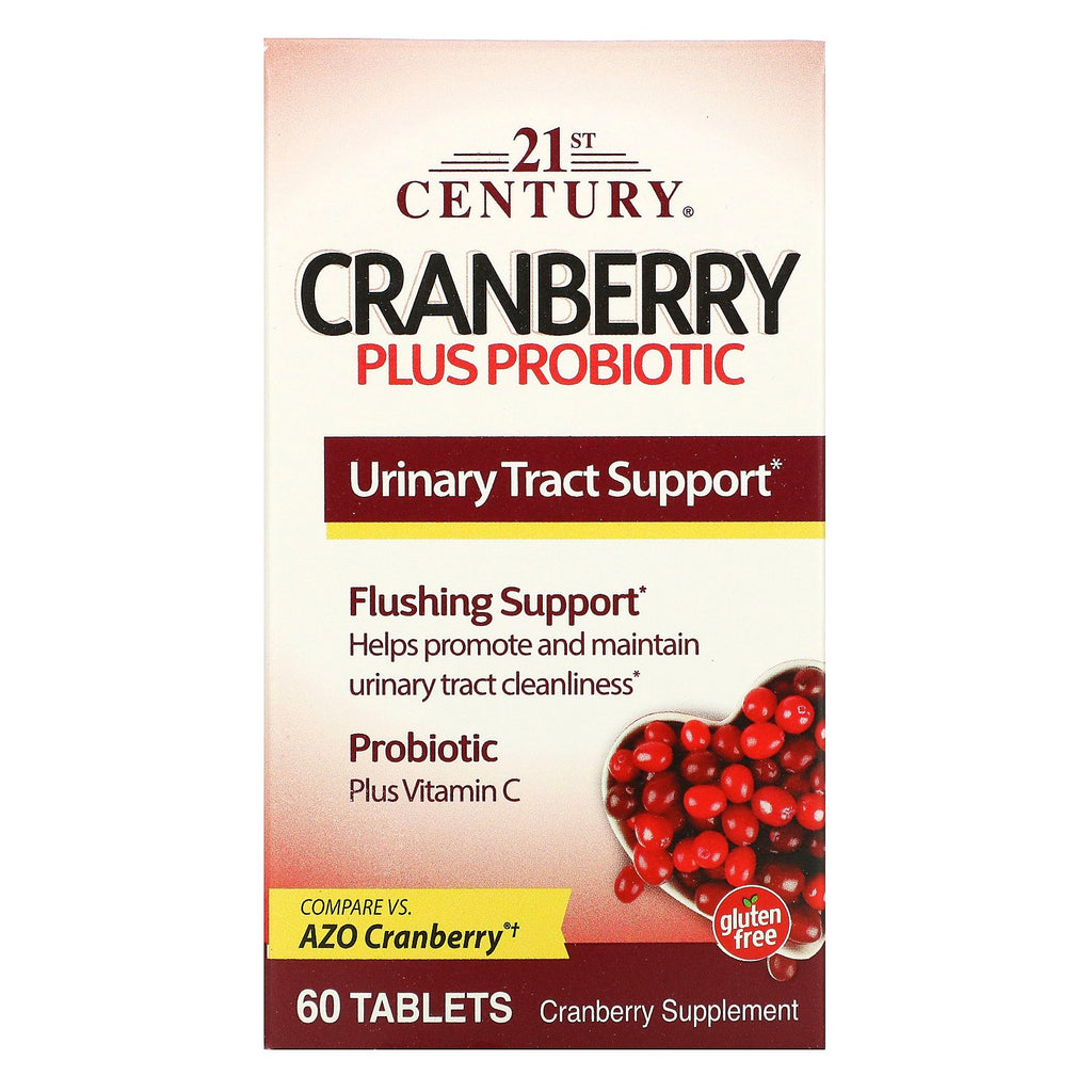 21st Century, Cranberry Plus Probiotic, 60 Tablets