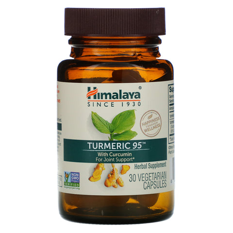 Himalaya, Turmeric 95 with Curcumin, 30 Vegetarian Capsules