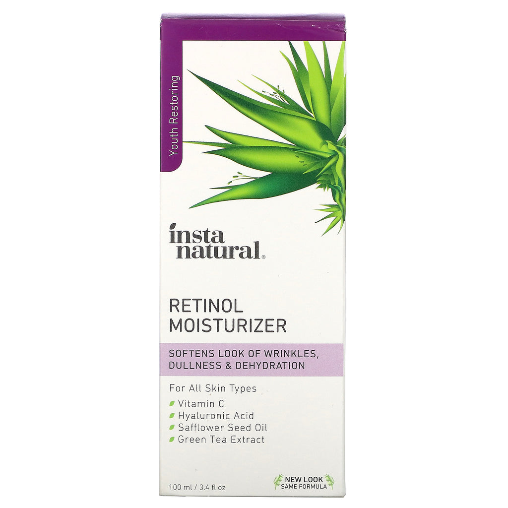 InstaNatural, Retinol Moisturizer, 3.4 fl oz (100 ml)