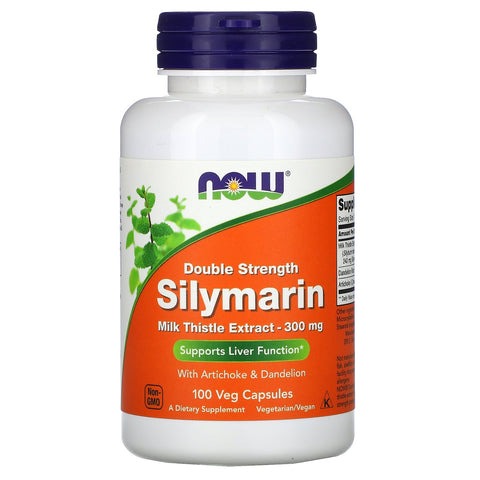 Now Foods, Silymarin, Milk Thistle Extract, 300 mg, 100 Veg Capsules