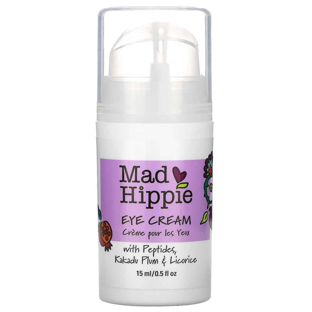 Mad Hippie Skin Care Products, Eye Cream, 14 Actives, 0.5 fl oz (15 ml)