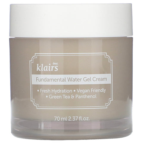 Dear, Klairs, Fundamental Water Gel Cream, 2.37 fl oz (70 ml)