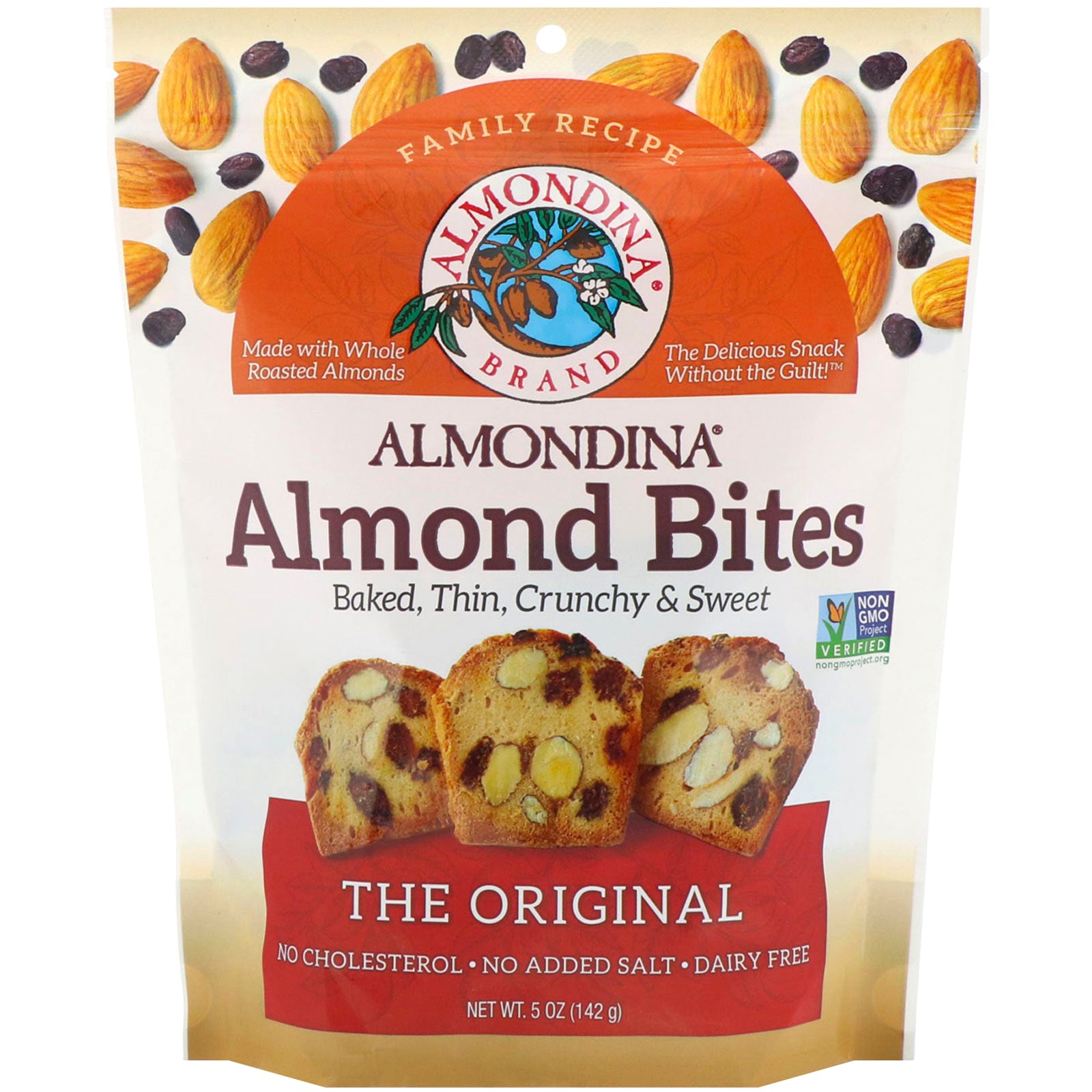 Almondina, Almond Bites, The Original, 5 oz (142 g)