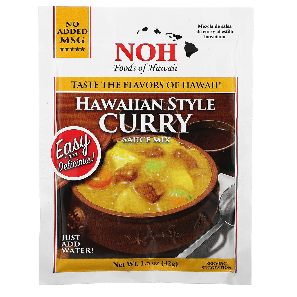 NOH Foods of Hawaii, Hawaiian Style Curry Sauce Mix, 1.5 oz (42 g)