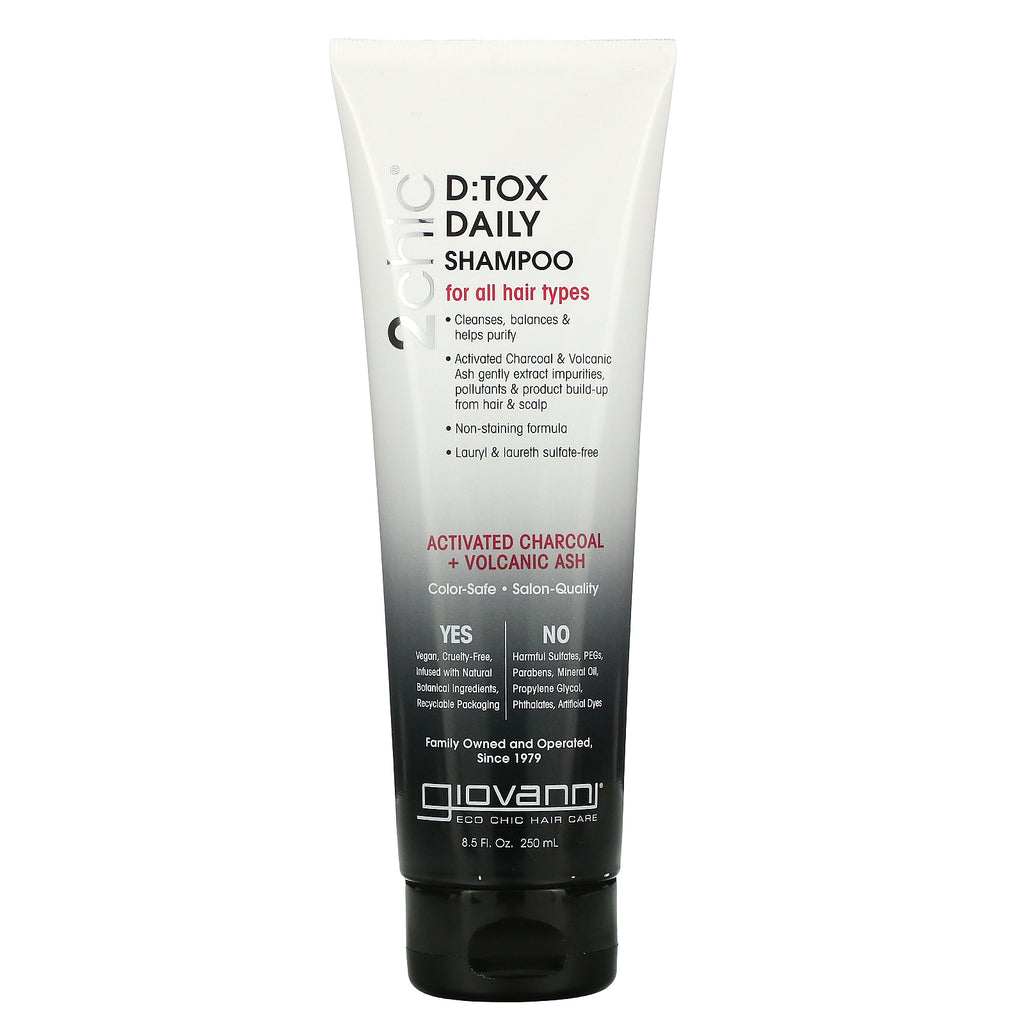 Giovanni, 2chic, D:Tox Daily Shampoo, 8.5 fl oz (250 ml)