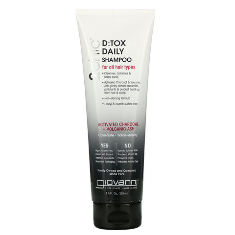 Giovanni, 2chic, D:Tox Daily Shampoo, 8.5 fl oz (250 ml)