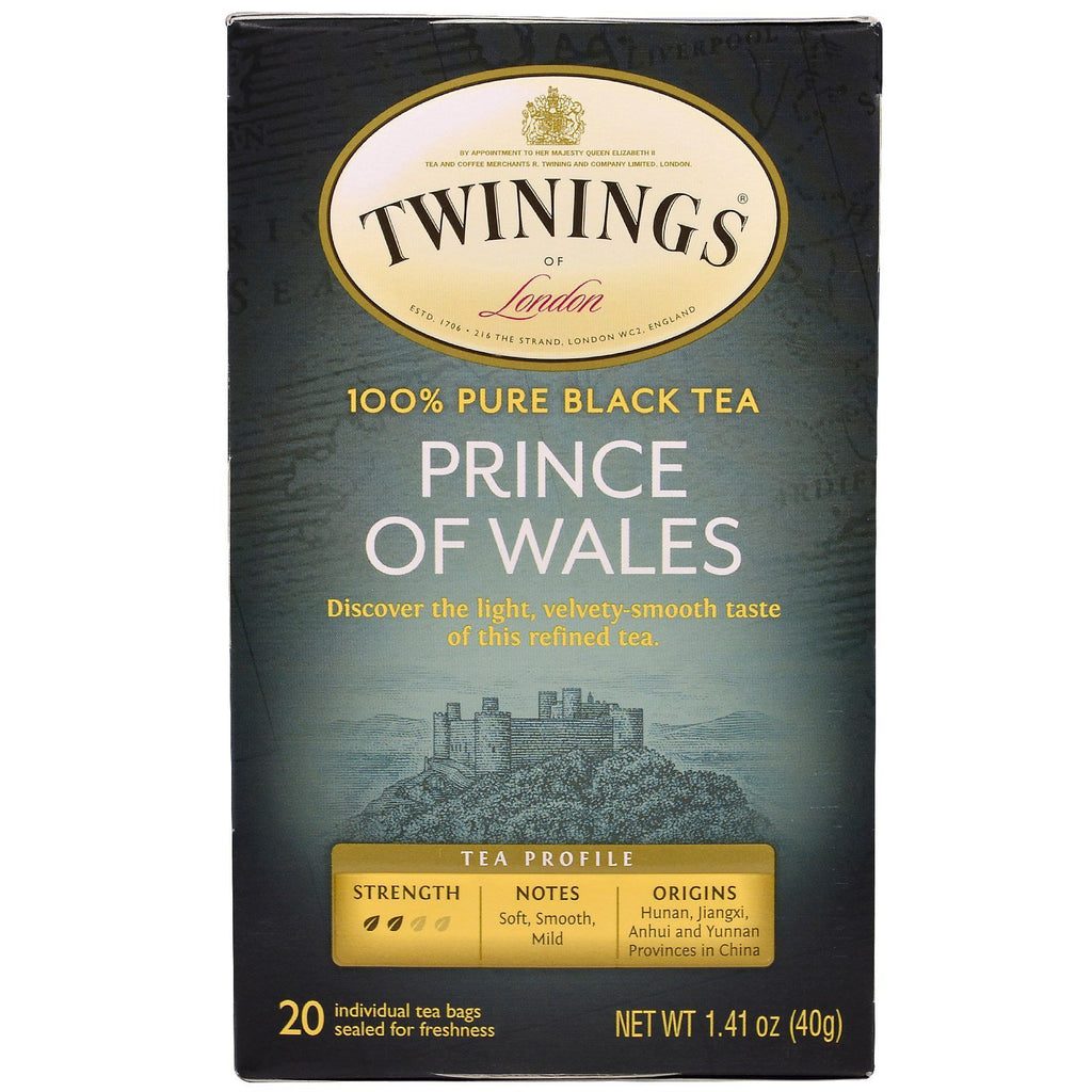 Twinings, Prince of Wales Tea, 20 Tea Bags, 1.41 oz (40 g)