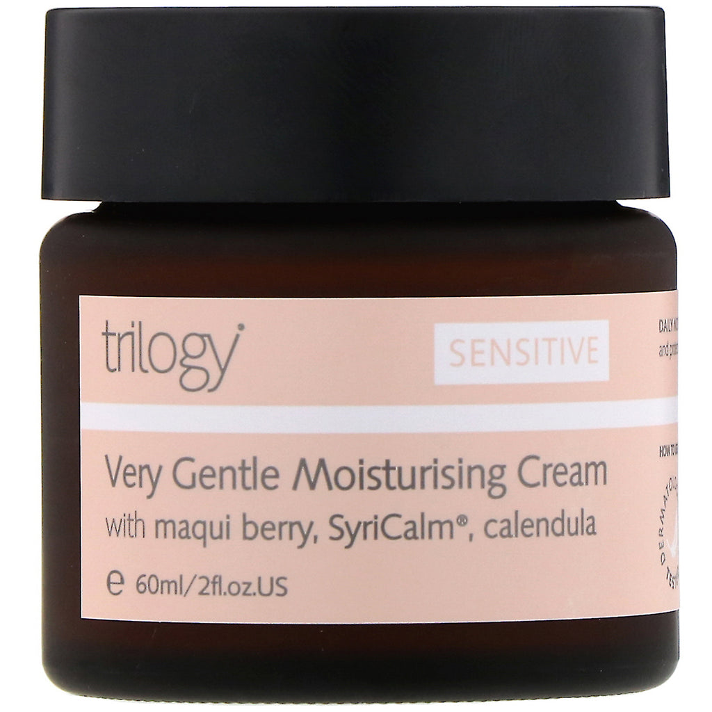 Trilogy, Sensitive, Very Gentle Moisturising Cream, 2 fl oz (60 ml)