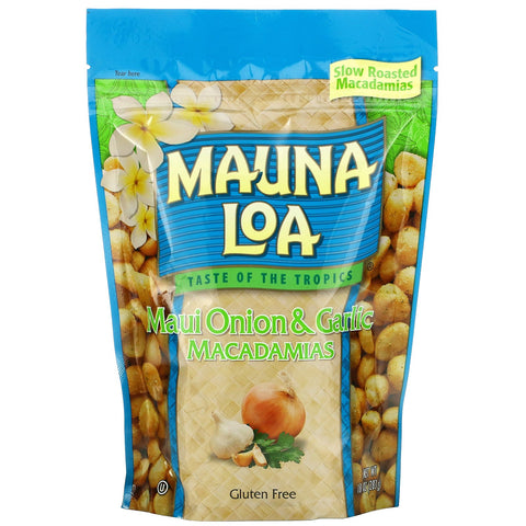 Mauna Loa, Maui Onion & Garlic Macadamias, 10 oz (283 g)