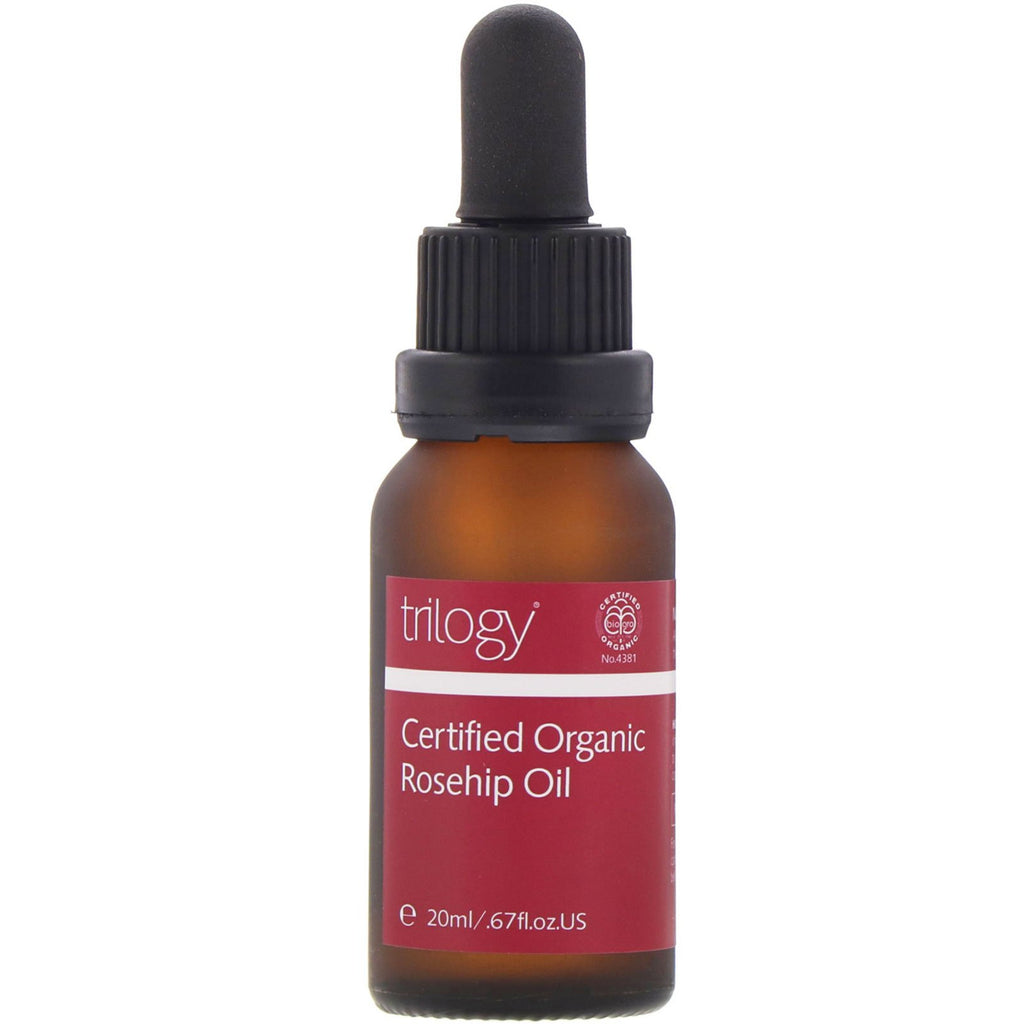 Trilogy, Certified Organic Rosehip Oil, 0.67 fl oz (20 ml)