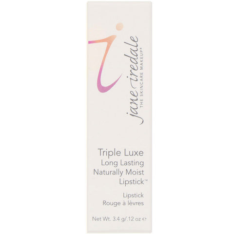 Jane Iredale, Triple Luxe, Long Lasting Naturally Moist Lipstick, Natalie, .12 oz (3.4 g)