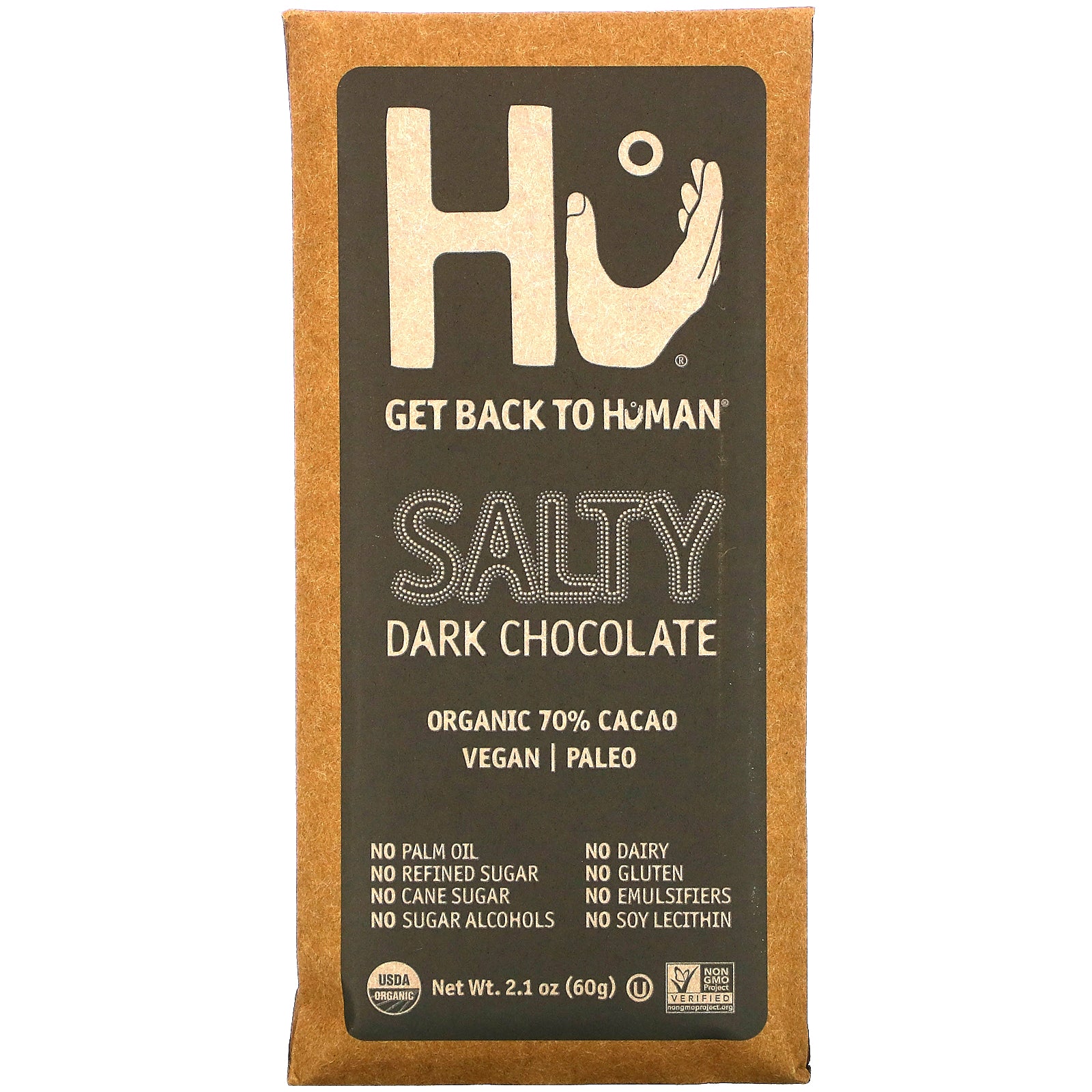 Hu, Salty Dark Chocolate, 2.1 oz (60 g)