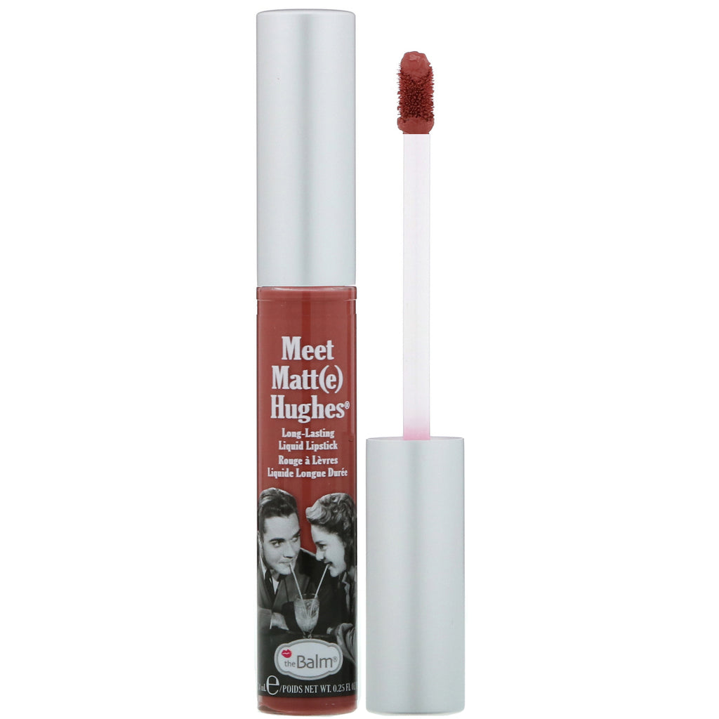 theBalm Cosmetics, Meet Matt(e) Hughes, Long-Lasting Liquid Lipstick, Committed, 0.25 fl oz (7.4 ml)