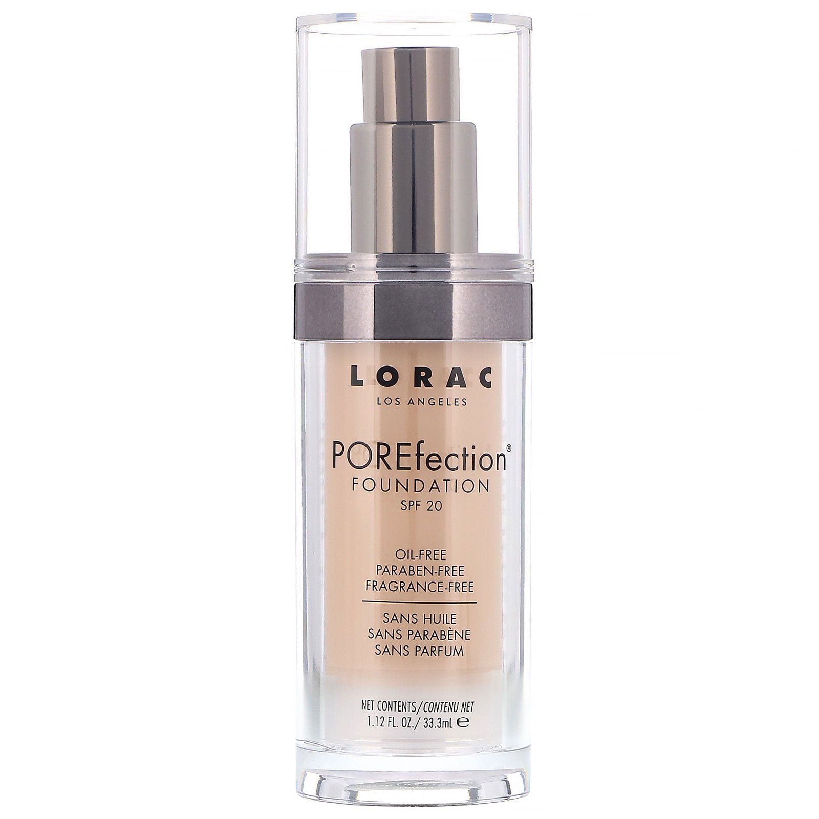 Lorac, POREfection Foundation, PR4 Light Medium, 1.12 fl oz (33.3 ml)