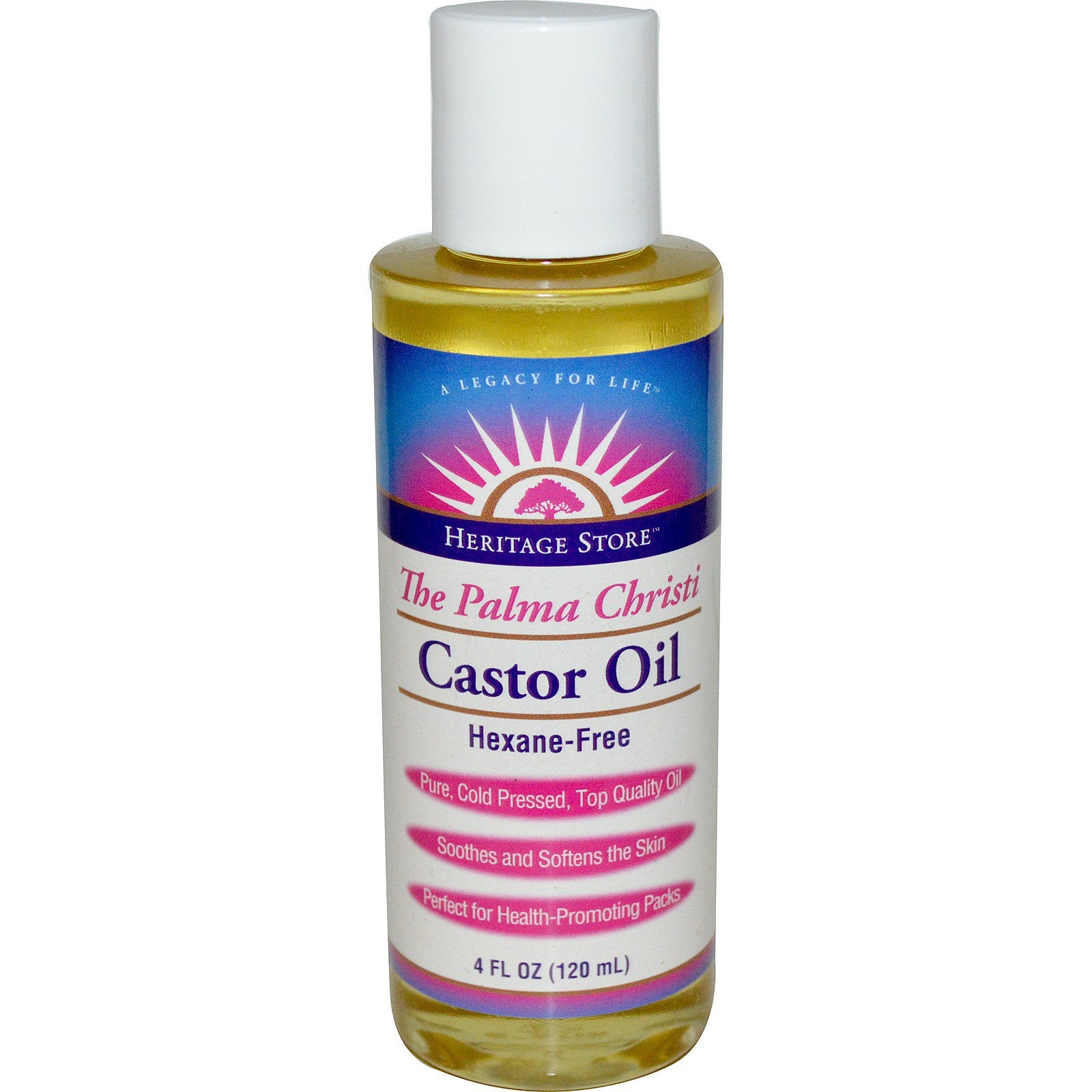 Heritage Store, The Palma Christi, Castor Oil, 4 fl oz (120 ml)