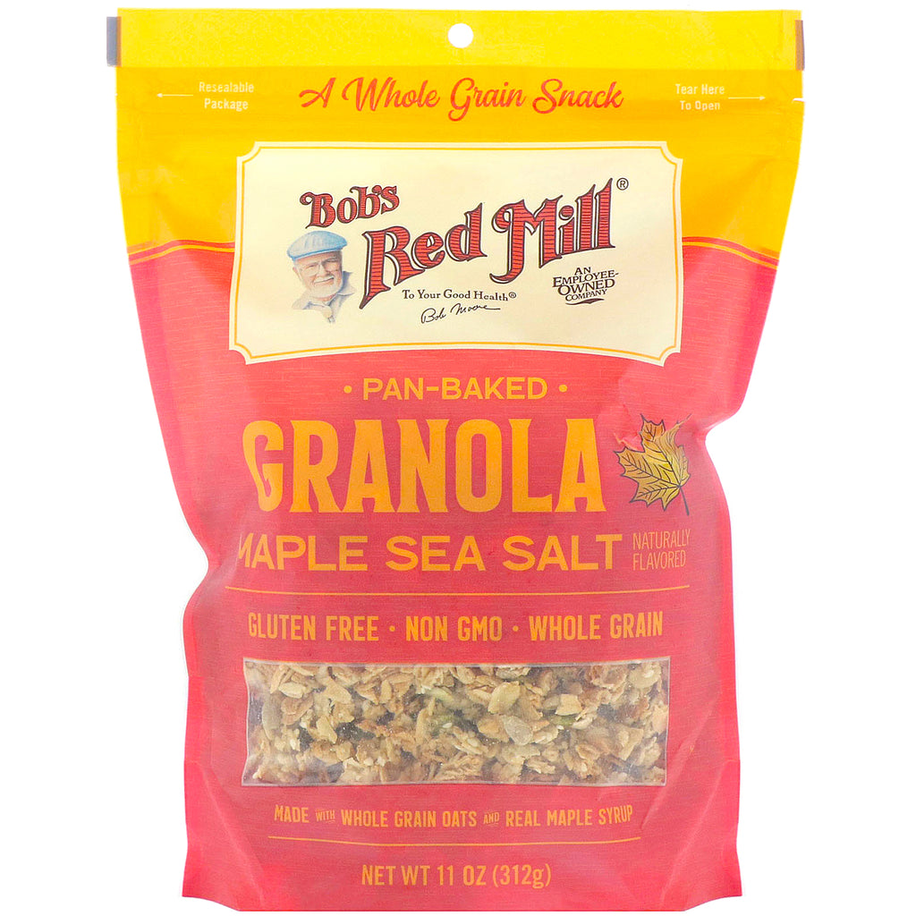 Bob's Red Mill, Pan-Baked Granola, Maple Sea Salt, 11 oz (312 g)