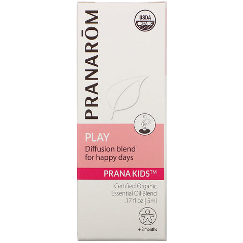 Pranarom, PRANA KIDS, Essential Oil, Play, +3 Months, .17 fl oz (5 ml)