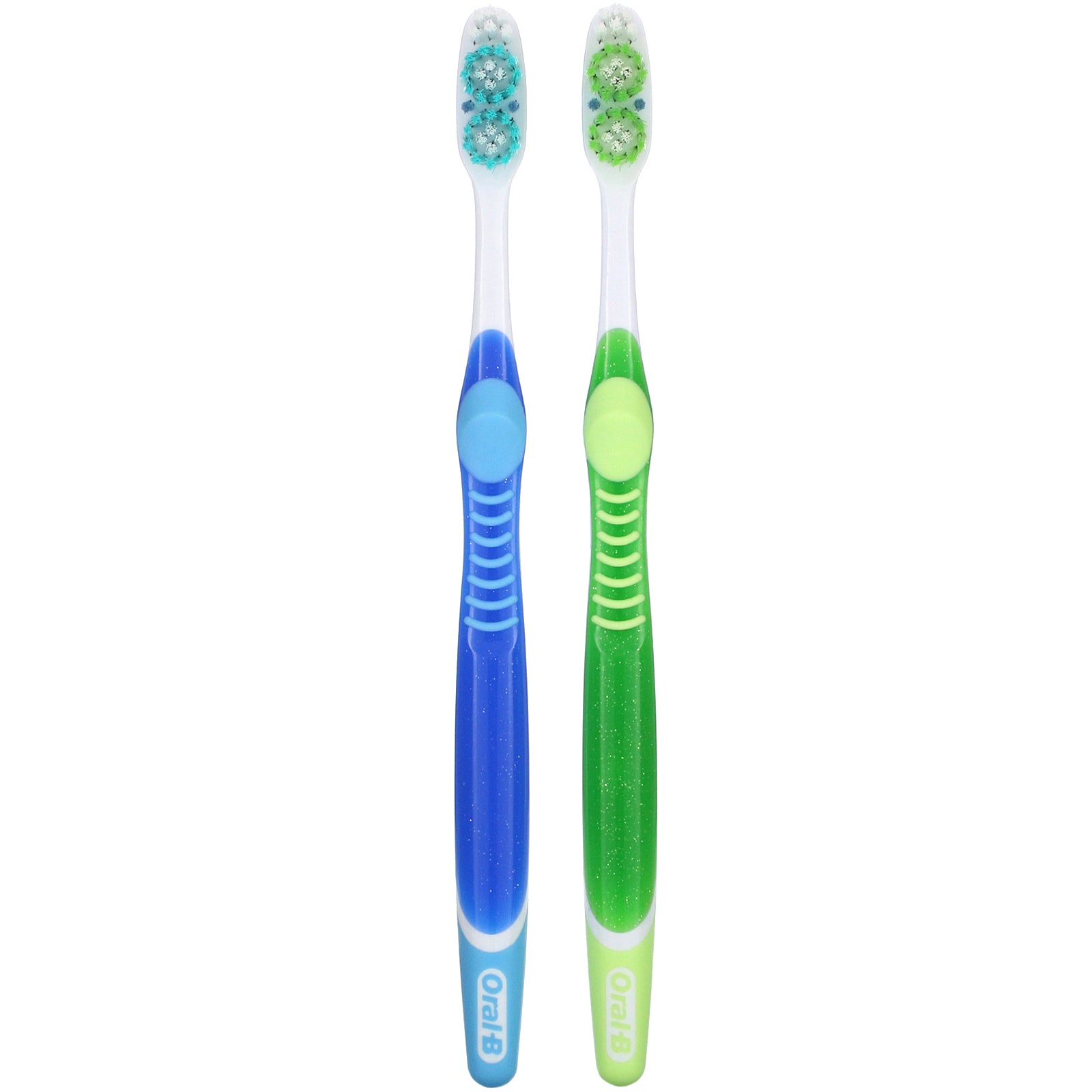 Oral-B, 3D White, Vivid Toothbrush, Medium, 2 Pack