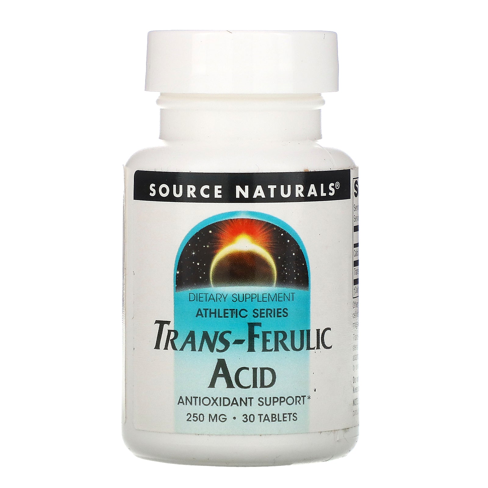 Source Naturals, Trans-Ferulic Acid, 250 mg, 30 Tablets