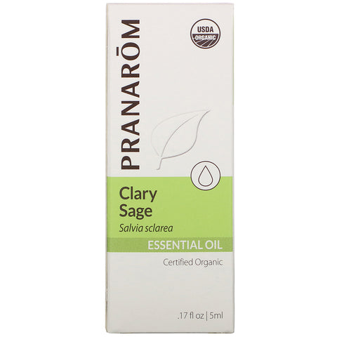 Pranarom, Essential Oil, Clary Sage,  .17 fl oz (5 ml)