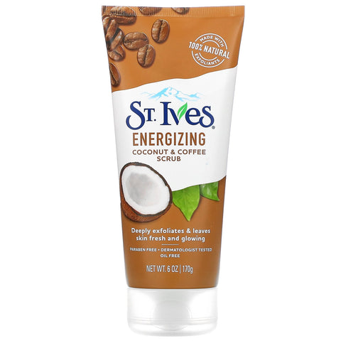 St. Ives, Energizing Coconut & Coffee Scrub, 6 oz (170 g)