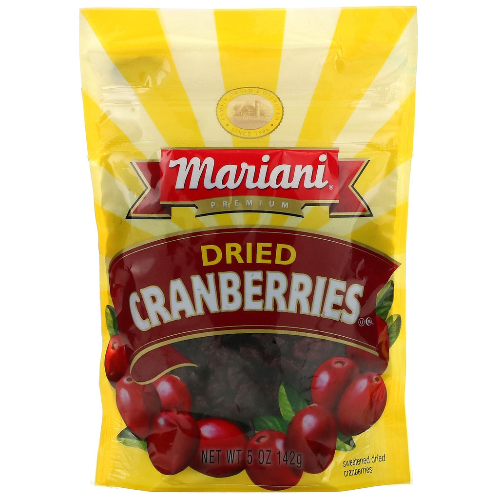Mariani Dried Fruit, Premium Dried Cranberries, 5 oz (142 g)